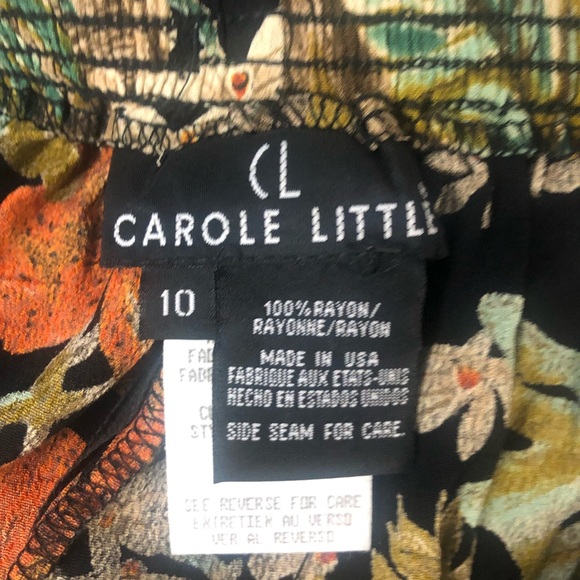 Carole‎ Little Women's Floral Tropical Dress Pants w/Pockets Size 10 Vintage NWT - Picture 9 of 12